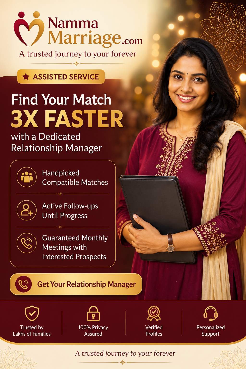 ಸಹಾಯಕ ಸೇವೆ — 3X ವೇಗವಾಗಿ ಸಂಗಾತಿ ಹುಡುಕಿ